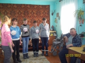 Инвалидов посетили ТОСовцы