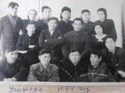 Улюнские учителя.1954 год