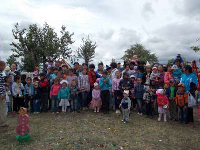Открытие детской площадки 2013г.