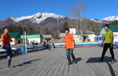 Юные аршанские футболисты