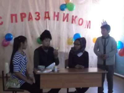 День учителя в Булумской средней школе Хоринского района