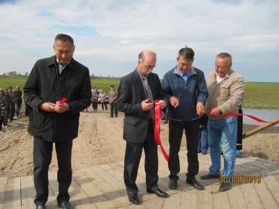 Открытие нового моста через Харауз.ТОС 