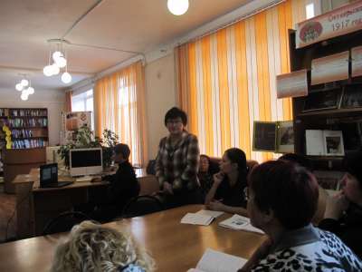 Рабочий семинар библиотекарей Кабанского района 