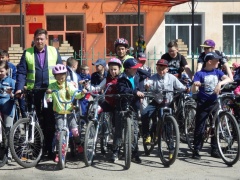 В Кабанском районе прошёл конкурс «Юный велосипедист»