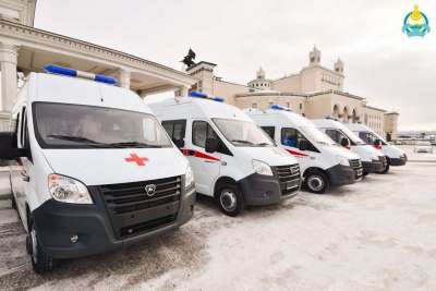 В Бурятию поступили еще 20 машин скорой помощи