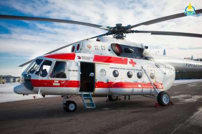 Вертолеты Улан-Удэнского авиационного завода переданы Национальной службе санитарной авиации
