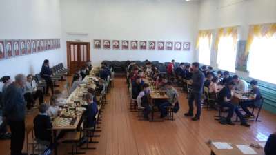 Первенство района по шахматам в Корсаково